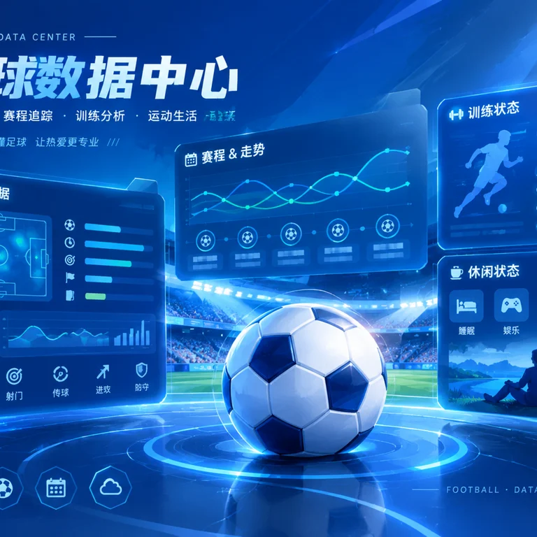 体育赛事数据分析界面与球员状态观察元素示意图