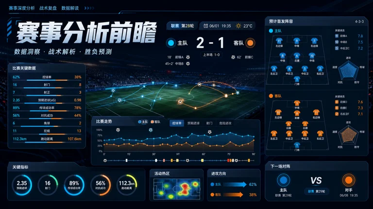 体育赛事分析界面呈现多项目数据与趋势解读